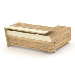 Стол руководителя с тумбой COR SRT-18 L